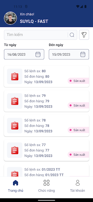 HoangGiangERP Screenshot 1
