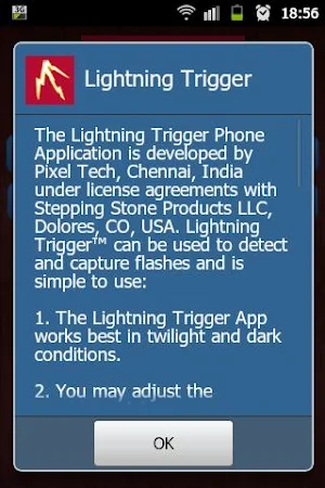 Lightning Trigger™ App Screenshot 2