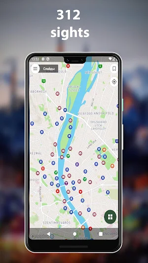Budapest Travel Map Guide in English.Events 2021 Screenshot 0