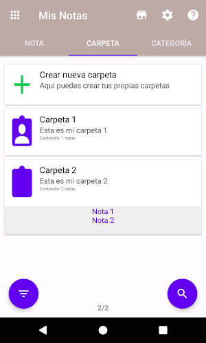 Mis Notas Screenshot 2