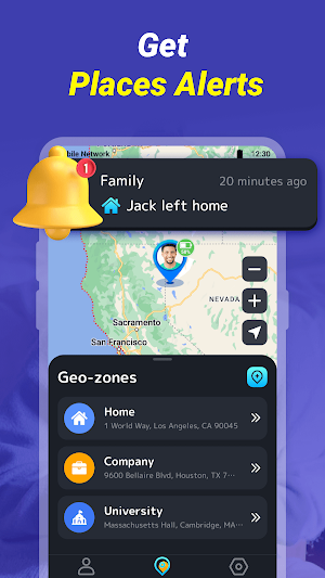 Family Location Sharing Screenshot 2