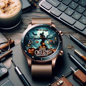 Key WF94 Halloween Watch Face Screenshot 1