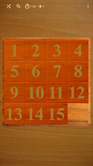 Fifteen Puzzle Screenshot 1