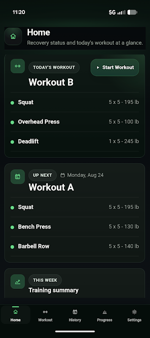 OpenStrength Screenshot 3