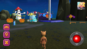 Halloween Cat Theme Park 3D Screenshot 1