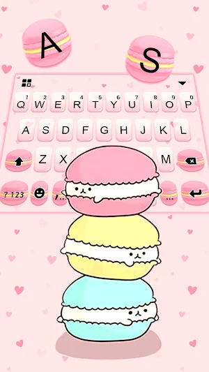 Pink Cute Macaron Theme Screenshot 1