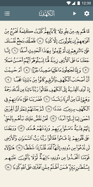 Surah Al-Kahf with Translation & Audio Screenshot 1