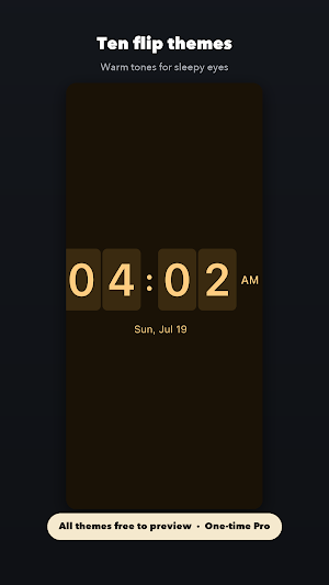 Flip Clock: Bedside Clock Screenshot 1