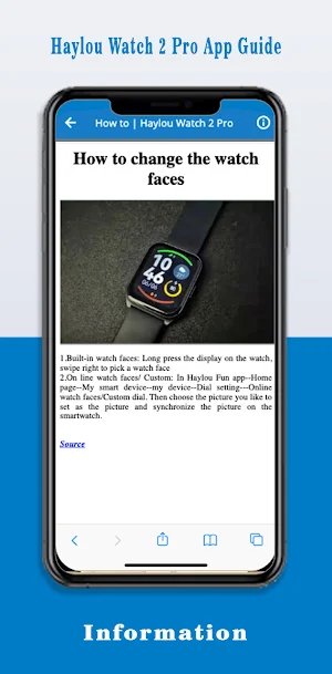 Haylou Watch 2 Pro App Guide Screenshot 1