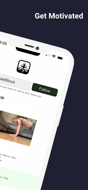 Seven Day Push-up Challenge Screenshot 1