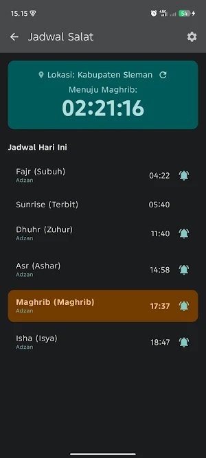 Al-Kalam Calendar Screenshot 2