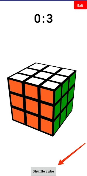 Rubik's cube solver Screenshot 2