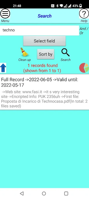 Secure Records: for Data&Files Screenshot 2