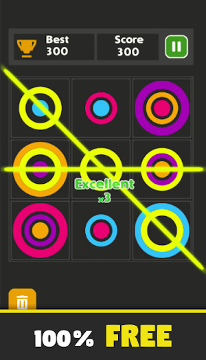 Match 3 Color Rings Puzzle Screenshot 0
