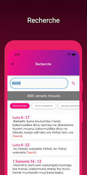 Bible Mukanda wa Nzambi Screenshot 2
