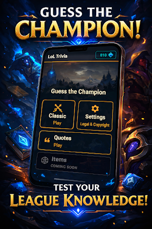 Guess The Champion: LoL Trivia Screenshot 0