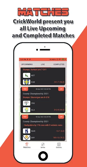 Cricket Live Score - Schedule, Screenshot 2