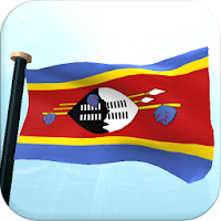 Swaziland Flag 3D Wallpaper