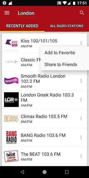 London Radio Stations - England - UK Screenshot 1