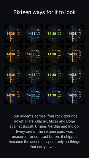 Strata Digital Watch Face Screenshot 1
