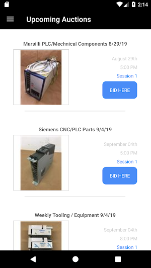 BTM Industrial Auctions Screenshot 0