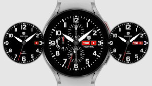 IWF Pilot Pro Flat watch face Screenshot 2