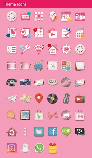 Colorful Buttons Theme Screenshot 3