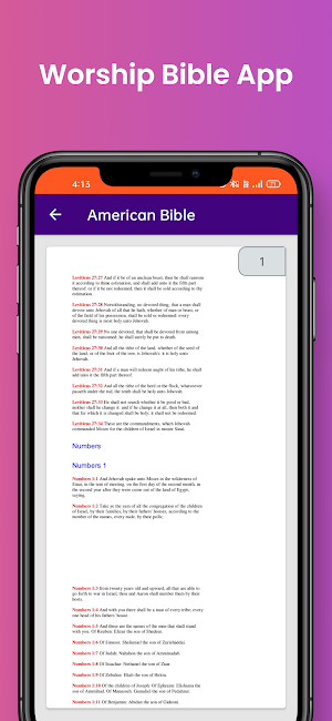 American Standard Bible Screenshot 1