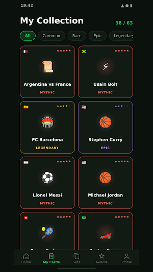 L Sports Cards Screenshot 2