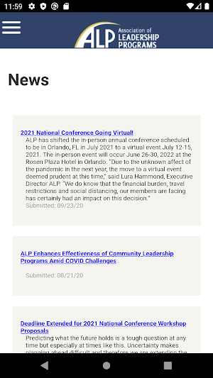 Association of Leadership Programs Screenshot 2