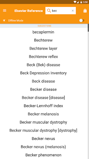 Dorland’s Medical Dictionary Screenshot 1