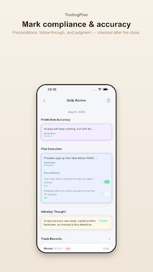 Trading Plan Screenshot 2