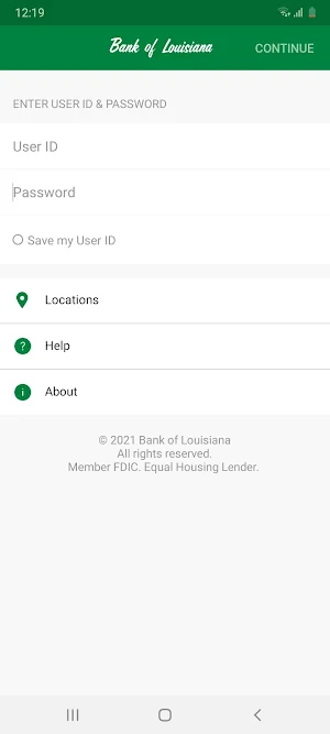 Bank of Louisiana BOL Screenshot 0
