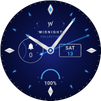 Midnight Blue Watch Face