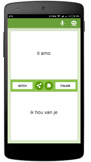 Dutch-Italian Translator Screenshot 1