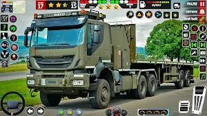 US Army Truck Military Game 3D Screenshot 0