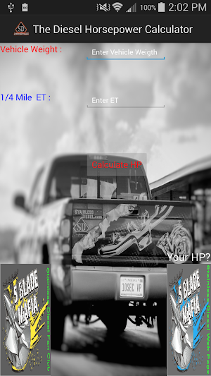 Diesel Horsepower Calculator Screenshot 0