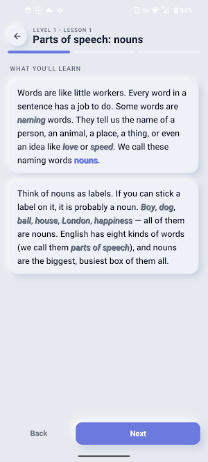 Grammar King Screenshot 2