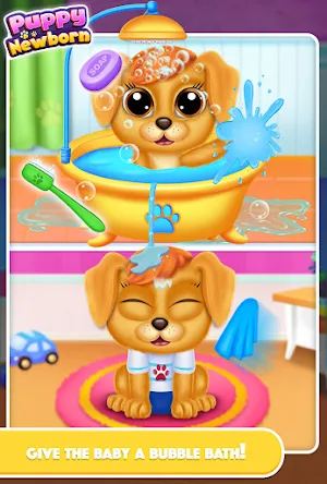Puppy mommy newborn babyshower Screenshot 1