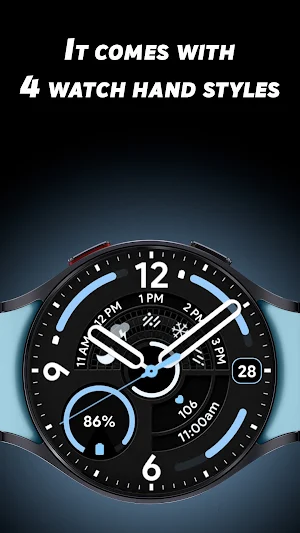 Ultra Analog 3 - Watch face Screenshot 2