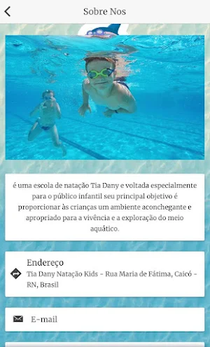 Tia Dany Natação Kids Screenshot 1