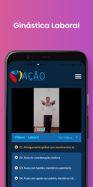 Ação Corporate Screenshot 1