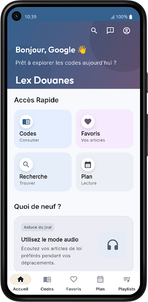 Lex Douanes Screenshot 0