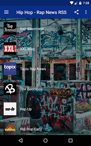 Hip Hop - Rap News RSS - Albums, Concerts, Artists Screenshot 0