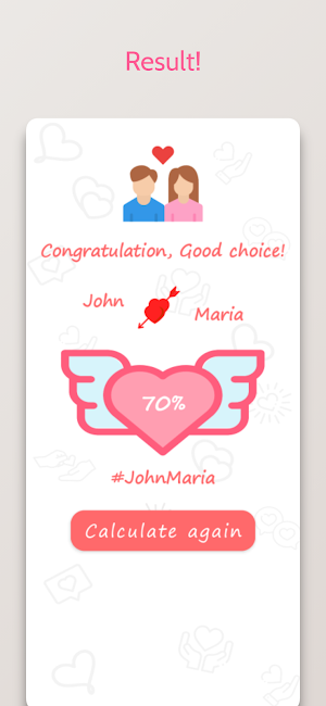 Love test: Love Calculator Screenshot 2