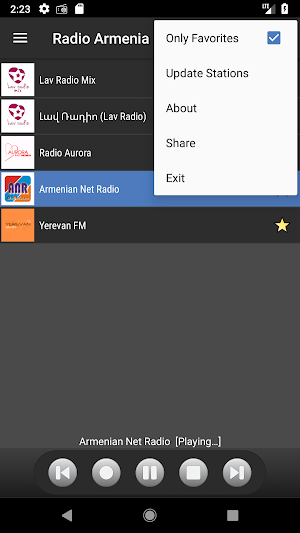 RADIO ARMENIA Screenshot 2