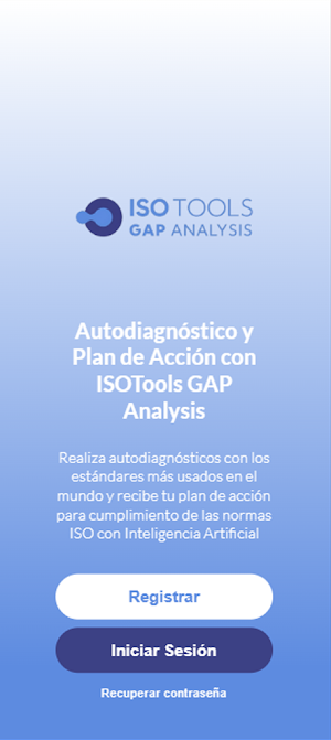 ISOTools GAP Analysis Screenshot 0
