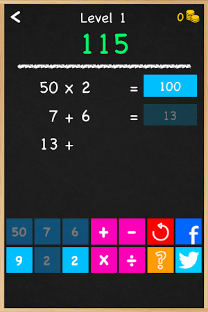 Numbers Game Math Brain Puzzle Screenshot 0