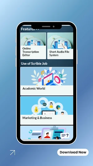 Scribie Online Job Help Screenshot 1