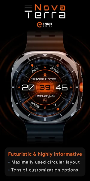 Nova Terra - watch face Screenshot 1